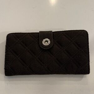 Vera Bradley Black Quilted Wallet